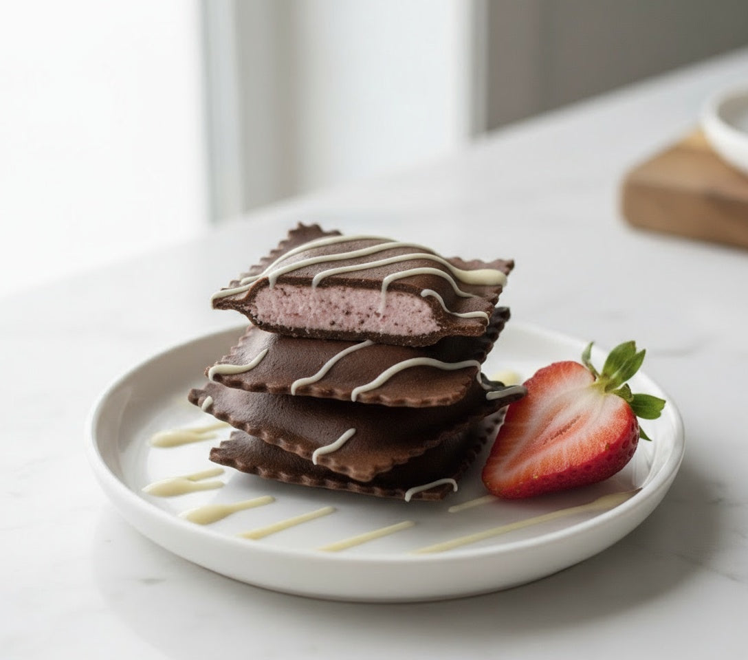 Food Service Case - Chocolate Strawberry Cheesecake Ravioli (10 lbs)