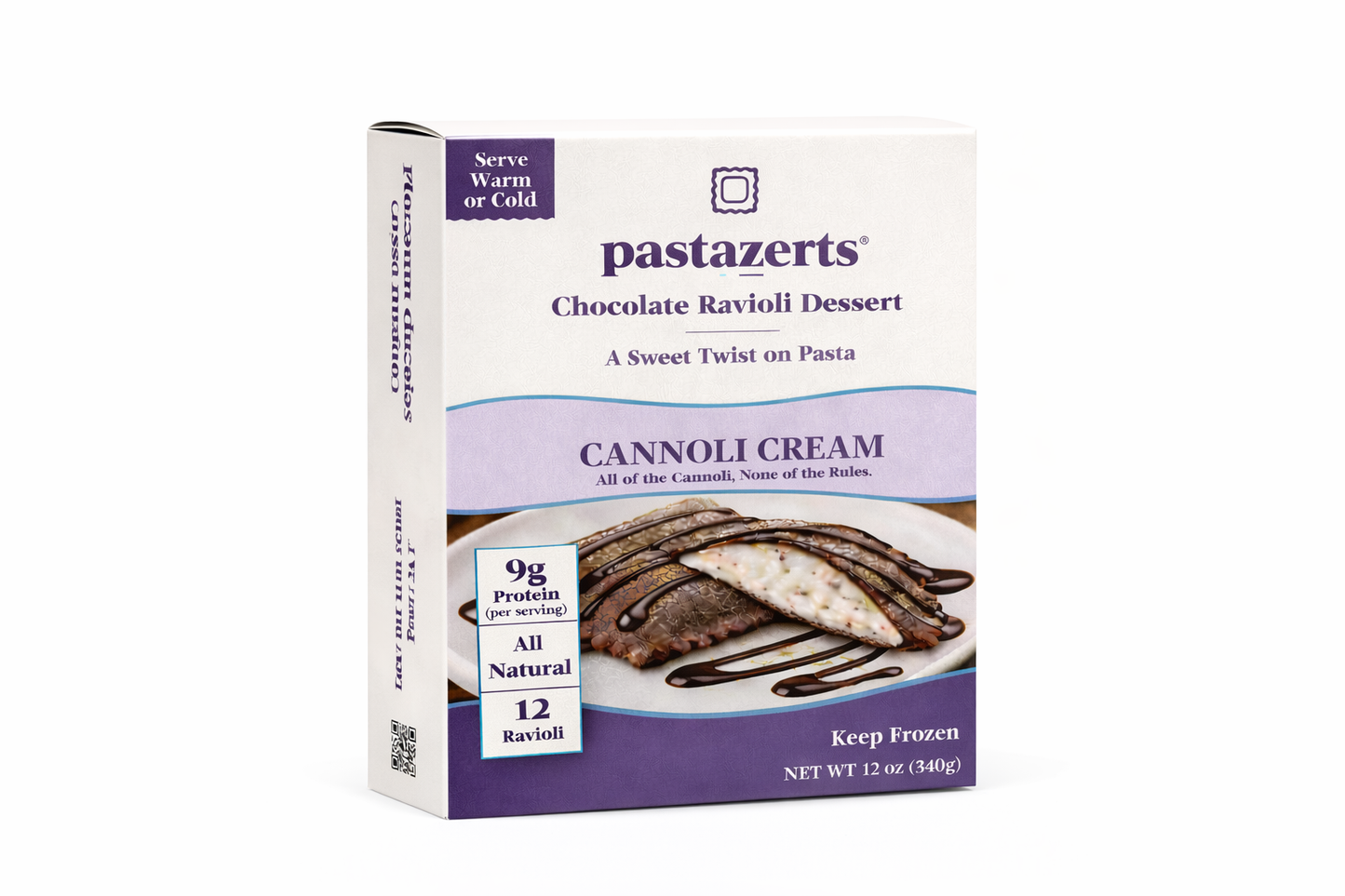 Chocolate Cannoli Ravioli