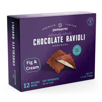 Chocolate Fig Ravioli