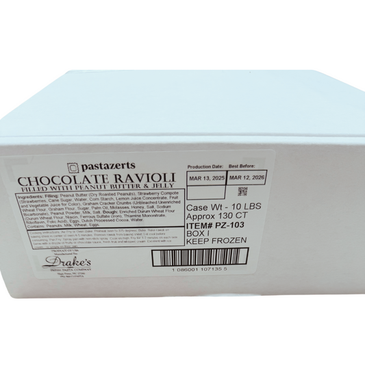 Food Service Case - Chocolate Peanut Butter & Jelly Ravioli (10 lbs)