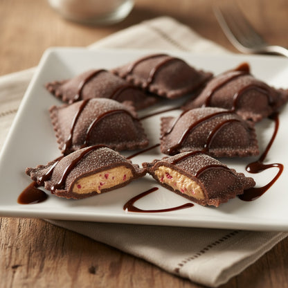 Chocolate Peanut Butter & Jelly Ravioli