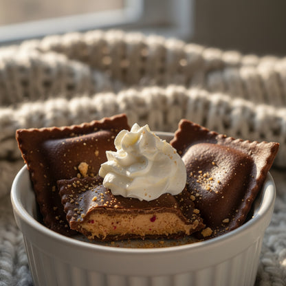 Chocolate Peanut Butter & Jelly Ravioli