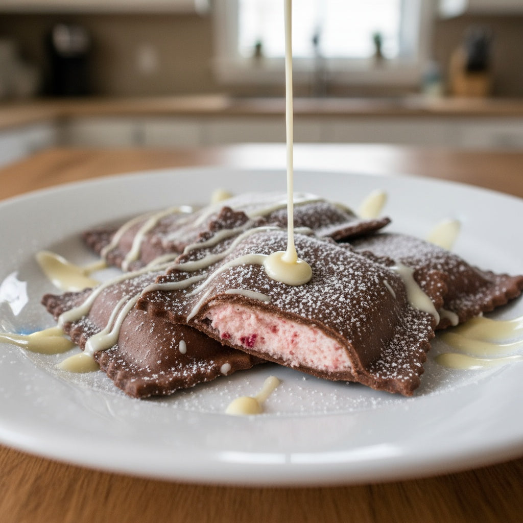 Food Service Case - Chocolate Strawberry Cheesecake Ravioli (10 lbs)